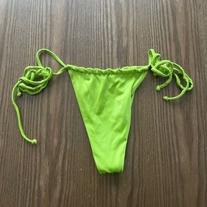 Frankie’s Bikinis green bottoms size small
